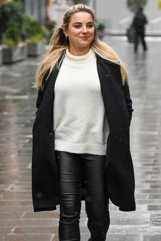 SIAN WELBY Leaves Global Studios in London 02/08/2021
