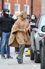 SIENNA MILLER on the Set of 