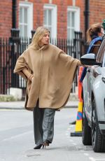SIENNA MILLER on the Set of 