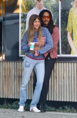 SIMI KHADRA Out for Coffee in West Hollywood 02/10/2021