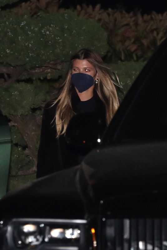 SOFIA RICHIE Out for Dinner at Nobu in Malibu 02/12/2021