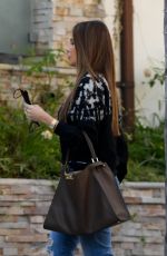 SOFIA VERGARA in Ripped Denim Out in Beverly Hills 02/08/2021