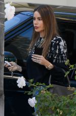 SOFIA VERGARA in Ripped Denim Out in Beverly Hills 02/08/2021