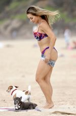 SONJA MARCELLINE in Bikini and Mike Gunner at a Beach in Gold Coast 02/23/2021