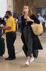 STACY KEIBLER Arrives at Airport in Cancun 02/17/2021