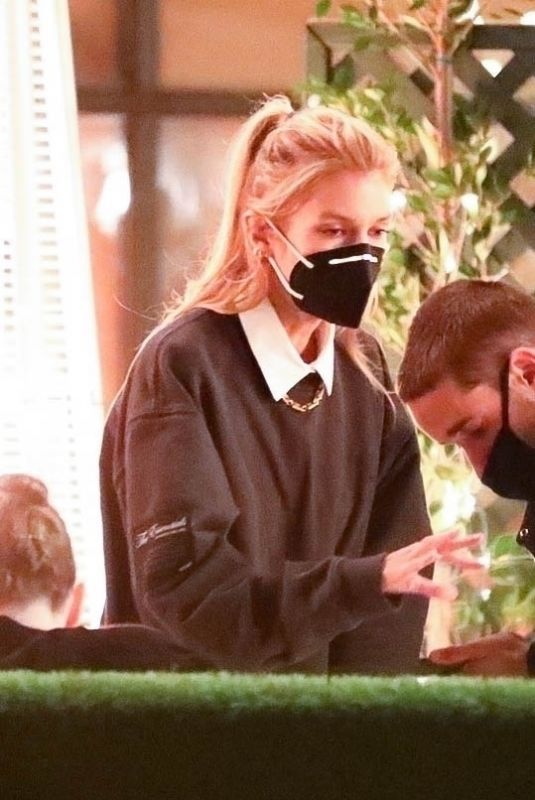 STELLA MAXWELL at Mr. Chow in Beverly Hills 02/11/2021