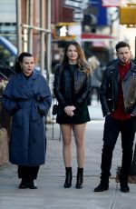 SUTTON FOSTER and DEBI MAZAR on the Set of Younger in New York 02/23/2021