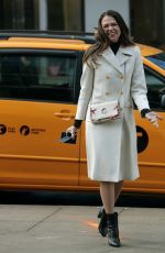 SUTTON FOSTER and DEBI MAZAR on the Set of Younger in New York 02/23/2021