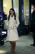 SUTTON FOSTER on the Set of Younger in New York 02/17/2021