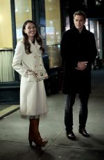 SUTTON FOSTER on the Set of Younger in New York 02/17/2021