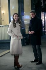 SUTTON FOSTER on the Set of Younger in New York 02/17/2021
