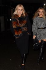 TALLIA STORM Night Out with Her Sister TESSIE HARTMAN in London 02/05/2021