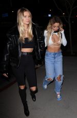 TANA MONGEAU and JOSIE CANSECO at Boa Steakhouse in West Hollywood 02/05/2021