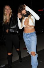 TANA MONGEAU and JOSIE CANSECO at Boa Steakhouse in West Hollywood 02/05/2021