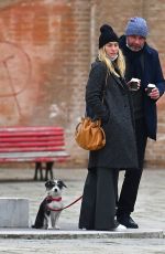 TAYLOR NEISEN and Liev Schreiber Out with Their Dog in Venice 02/12/2021