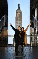 TAYSHIA ADAMS and Zac Clark at Empire State Building in New York 02/12/2021
