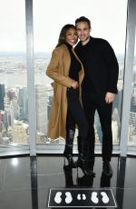 TAYSHIA ADAMS and Zac Clark at Empire State Building in New York 02/12/2021