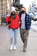 TAYSHIA ADAMS and Zac Clark Out in New York 02/21/2021