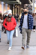 TAYSHIA ADAMS and Zac Clark Out in New York 02/21/2021