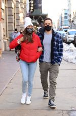 TAYSHIA ADAMS and Zac Clark Out in New York 02/21/2021