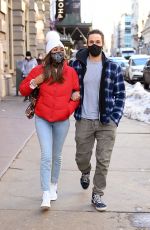 TAYSHIA ADAMS and Zac Clark Out in New York 02/21/2021