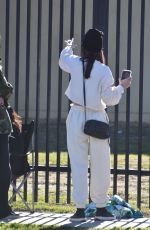 TERI HATCHER Waits for a COVID Test in Compton 02/05/2021