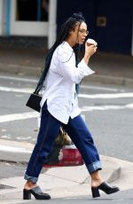 TESSA THOMPSON Out and About in Sydney 02/27/2021