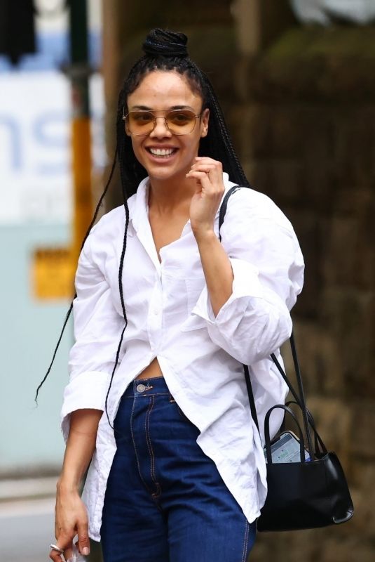 TESSA THOMPSON Out and About in Sydney 02/27/2021