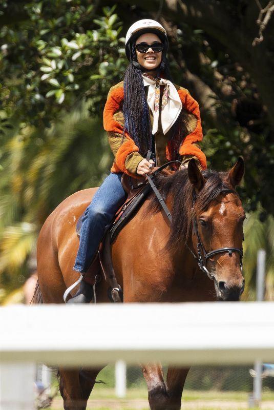 TESSAT THOMPSON at Horse Riding Lessons in Sydney