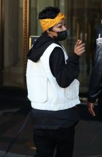 TEYANA TAYLOR at 208 Rodeo Restaurant in Beverly Hills 02/18/2021