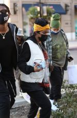 TEYANA TAYLOR at 208 Rodeo Restaurant in Beverly Hills 02/18/2021