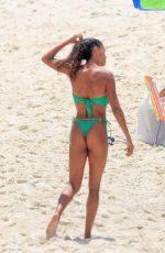 TINA KUNAKEY in Bikini at a Beach in Rio de Janeiro 02/18/2021