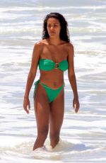 TINA KUNAKEY in Bikini at a Beach in Rio de Janeiro 02/18/2021