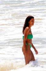 TINA KUNAKEY in Bikini at a Beach in Rio de Janeiro 02/18/2021