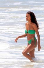 TINA KUNAKEY in Bikini at a Beach in Rio de Janeiro 02/18/2021