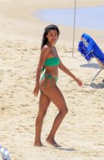 TINA KUNAKEY in Bikini at a Beach in Rio de Janeiro 02/18/2021