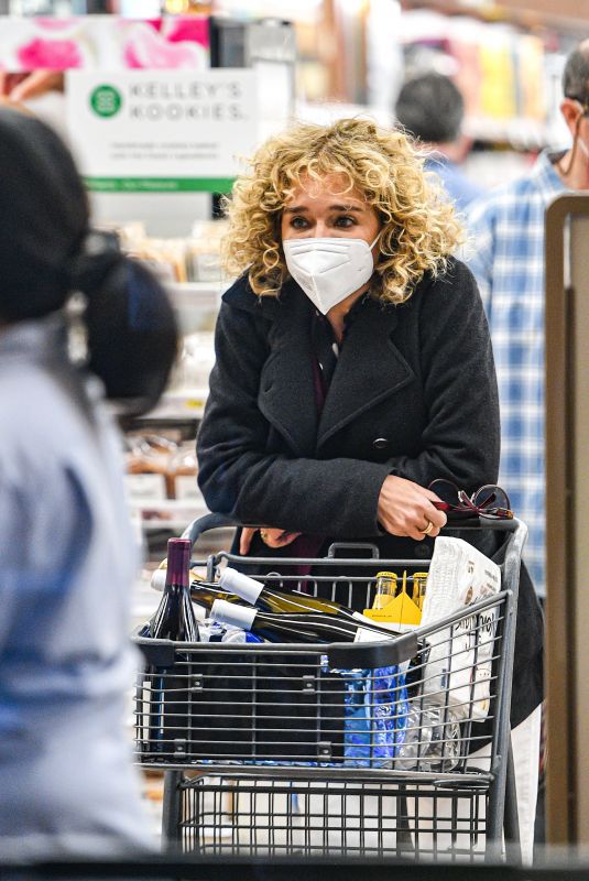 VALERIA GOLINO Shopping at Gelson’s Supermarket in Hollywood 02/21/2021