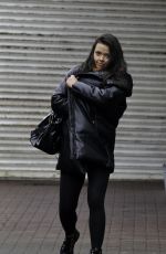 VANESSA BAUER Leaves Dancing on Ice Training in Blackpool 02/02/2021