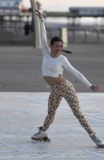 VANESSA BAUER Out Roller Skating in Manchester 02/26/2021
