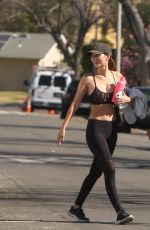 VICTORIA JUSTICE Leaves a Training Session in Los Angeles 02/03/2021