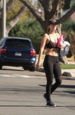 VICTORIA JUSTICE Leaves a Training Session in Los Angeles 02/03/2021