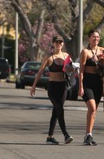 VICTORIA JUSTICE Leaves a Training Session in Los Angeles 02/03/2021