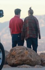 WHITNEY PORT and Tim Rosenman Out to Watch Sunset in Los Angeles 02/02/2021