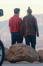 WHITNEY PORT and Tim Rosenman Out to Watch Sunset in Los Angeles 02/02/2021
