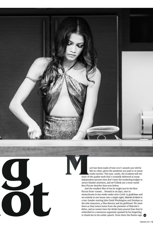 ZENDAYA in Total Film Magazine, February 2021