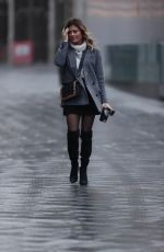 ZOE HARDMAN Arrives at Heart Radio in London 02/07/2021