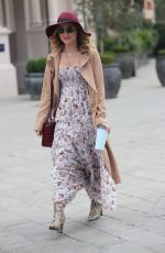 ZOE HARDMAN Arrives at Heart Radio in London 02/28/2021
