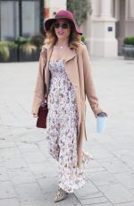 ZOE HARDMAN Arrives at Heart Radio in London 02/28/2021