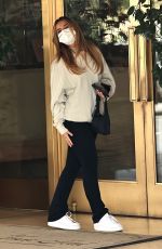 ADDISON RAE Leaves Sunset Towers in West Hollywood 03/25/2021