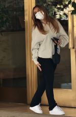 ADDISON RAE Leaves Sunset Towers in West Hollywood 03/25/2021